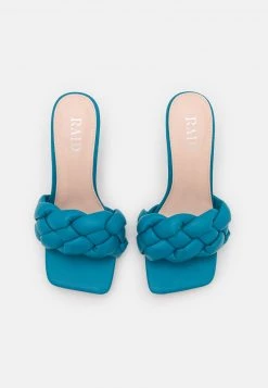 RAID SANDRA Mules à Talons Blue Femme -Pas Cher RAID Boutique 01894a0be8bc4055bcb0dc0a07ba0af3