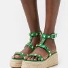 RAID MOXIE Sandales à Plateforme Green Femme -Pas Cher RAID Boutique 0211da1e65c843ffa1492b28302b5d10