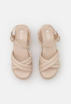 RAID Femme DORIA Sandales à Plateforme Nude -Pas Cher RAID Boutique 0255cc7b1d2c4776ac846ad95faab0e5