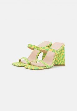 RAID AVISHA Mules à Talons Green Femme -Pas Cher RAID Boutique 02ec251f131a4824b7fe2c2bfdb91bfe