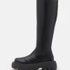 RAID Femme SYLVIE Bottes à Plateau Black -Pas Cher RAID Boutique 04414fd13ce844cdbd360763999913d3