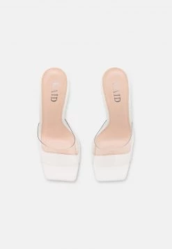 RAID ALANA Mules à Talons Clear White Femme -Pas Cher RAID Boutique 0533c77298964abb94a9c159700c9500