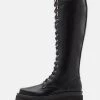 RAID Femme RIDA Bottes à Lacets Black -Pas Cher RAID Boutique 060a02e8503c475f9b1bca2f6baa1fd4