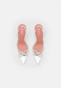 RAID Femme ZELDA Escarpins Clear/silver Metallic -Pas Cher RAID Boutique 0b3afe3d31ae48bd8ed9b7a57105e11f