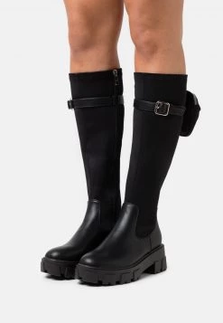 RAID ZYON Bottes à Plateau Black Femme