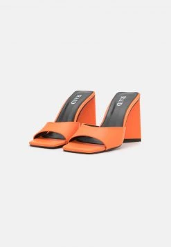 RAID KYRAH Mules à Talons Orange Femme -Pas Cher RAID Boutique 0c89533be9e845b880b3ee35d340f7d3