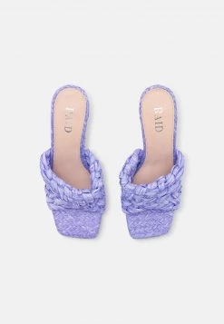 RAID Femme SAMAIRA Mules à Talons Purple -Pas Cher RAID Boutique 0ce8fb6e6550404da26aa71168932468