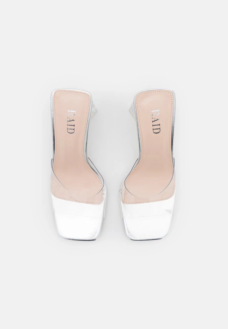 RAID Femme ARDEN Mules à Talons Clear/silver 8 RAID Femme ARDEN Mules à Talons Clear/silver – Image 6