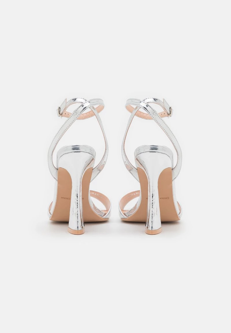 RAID MIRACLE Sandales à Talons Hauts Silver Metallic Femme 6 RAID MIRACLE Sandales à Talons Hauts Silver Metallic Femme – Image 4