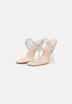RAID MADEIRA Mules à Talons Clear/nude Femme -Pas Cher RAID Boutique 20d9aac05e3a4fb18598a90ee47f2868
