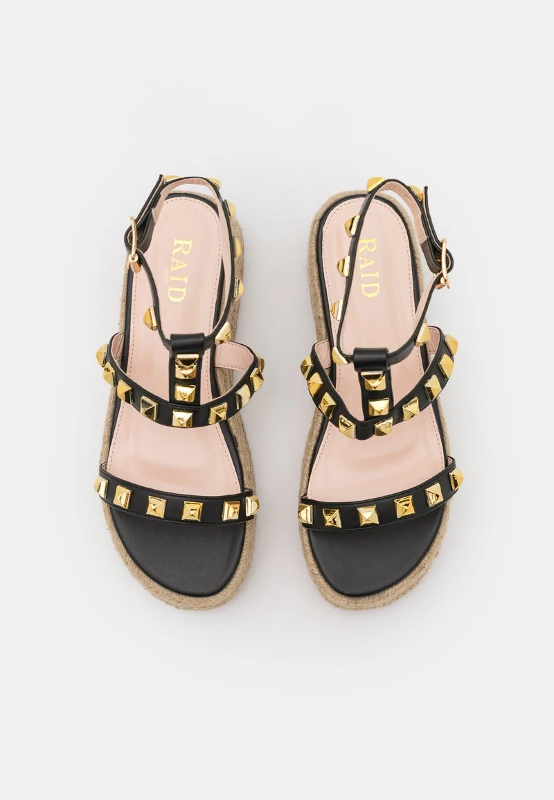 RAID MOXIE Sandales à Plateforme Black Femme 8 RAID MOXIE Sandales à Plateforme Black Femme – Image 6