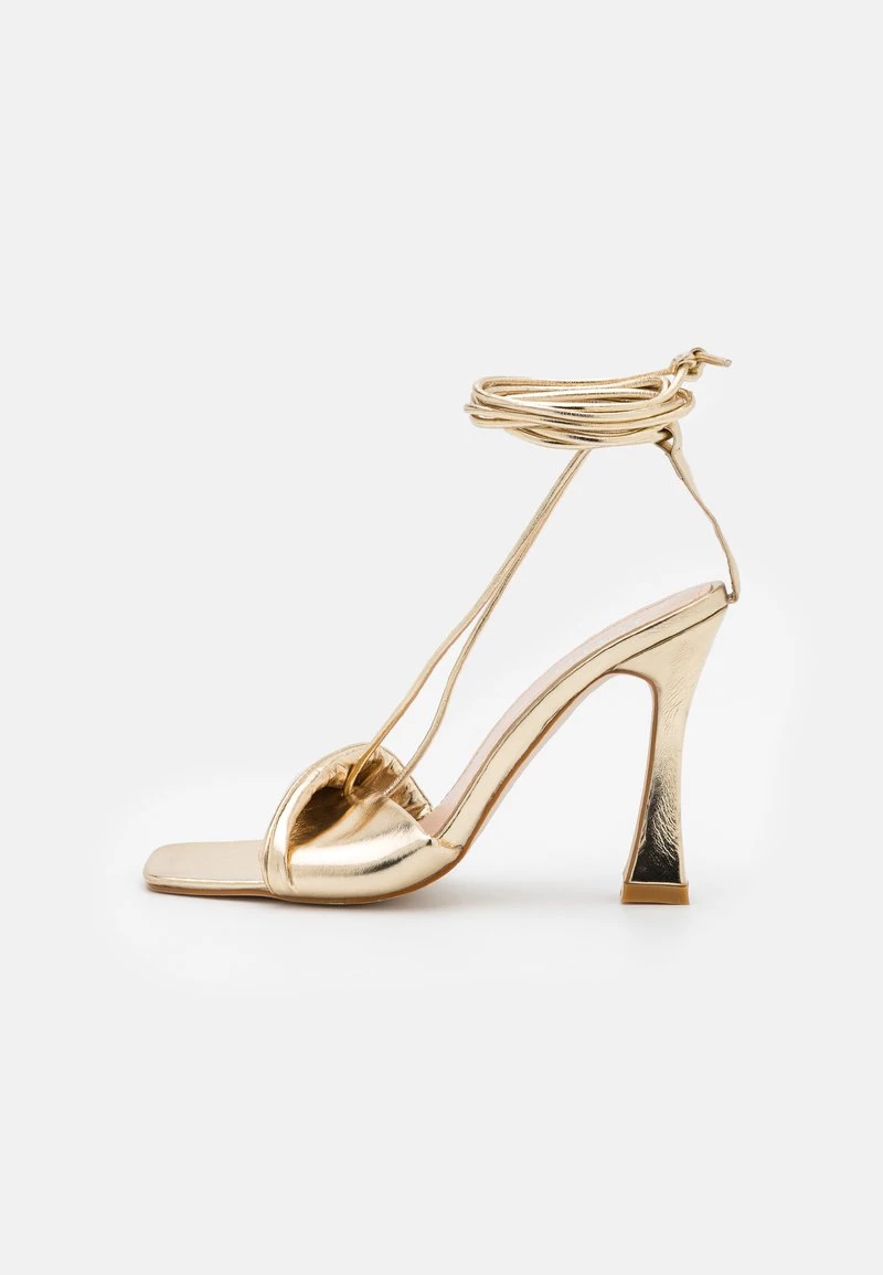 RAID DARCIE Sandales à Talons Hauts Gold Femme 3 RAID DARCIE Sandales à Talons Hauts Gold Femme – Image 2