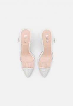 RAID Femme SARAI Escarpins Clear/white -Pas Cher RAID Boutique 270b5b80e92d408f8a31b664a8a21f8a