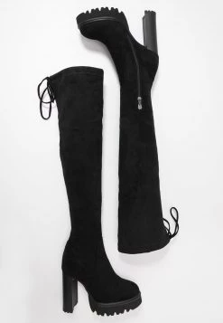 RAID Femme RENNA Bottes à Talons Hauts Black -Pas Cher RAID Boutique 28760ee1ea054247aae98f91ad8d0248