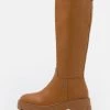 RAID Femme RYDER Bottes à Plateau Brown -Pas Cher RAID Boutique 2992541038aa47d9913d6128d50cb415