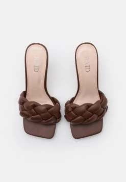 RAID Femme SANDRA Mules à Talons Brown -Pas Cher RAID Boutique 2e170684bc7f4169891e3c521c4d4a4a