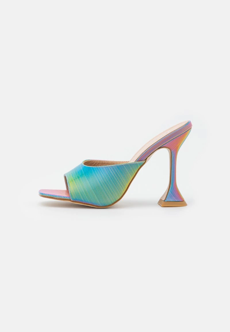 RAID Femme EVETTA Mules à Talons Pink/holographic Multi Coloured 4 RAID Femme EVETTA Mules à Talons Pink/holographic Multi Coloured – Image 2