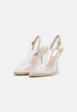 RAID GRACIE Escarpins Clear/gold Metallic Femme -Pas Cher RAID Boutique 3363eccf8cb246e5a5ff0eec9af571f7