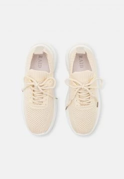 RAID Femme DELLA Baskets Basses Beige -Pas Cher RAID Boutique 33b64516a8e948918f7fc502e2f91982