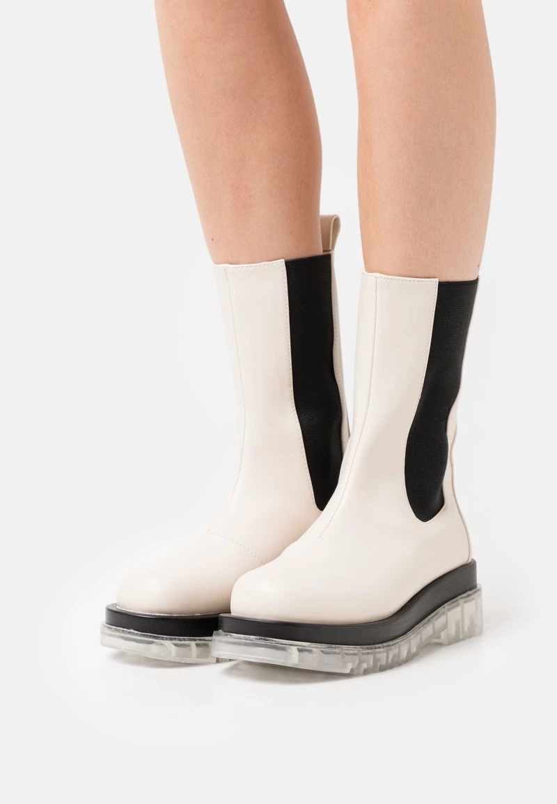 RAID NEVILLE Bottes à Plateau Offwhite Femme 3 RAID NEVILLE Bottes à Plateau Offwhite Femme