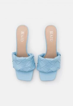 RAID TIARA Mules à Talons Blue Femme -Pas Cher RAID Boutique 3954c5dfe0ff497ab529f75770d6b57d