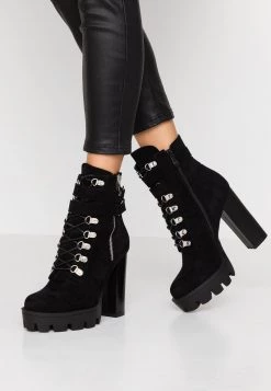 RAID Femme LONDON Bottines à Talons Hauts Black