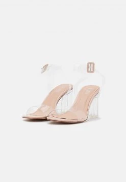RAID LEAH Sandales à Talons Hauts Clear/nude Femme -Pas Cher RAID Boutique 3ddad5c3a03148dab74c0782a1b637e4
