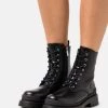 RAID STIFLE Bottines à Plateau Black Femme