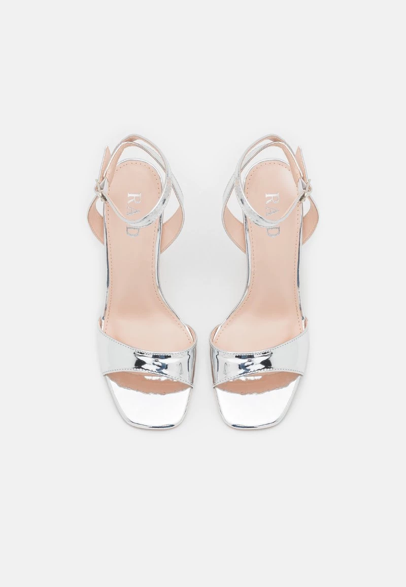 RAID MIRACLE Sandales à Talons Hauts Silver Metallic Femme 8 RAID MIRACLE Sandales à Talons Hauts Silver Metallic Femme – Image 6