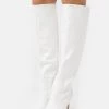 RAID Femme TRIBUTE Bottes à Talons Hauts White -Pas Cher RAID Boutique 41357b2c35af40239f2eaff3e882f27b