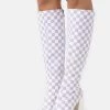 RAID Femme RIKKI Bottes à Talons Hauts Lilac/white -Pas Cher RAID Boutique 4322de472e3341e380f62bb5ec93cc57