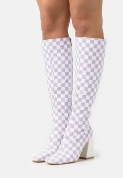 RAID Femme RIKKI Bottes à Talons Hauts Lilac/white