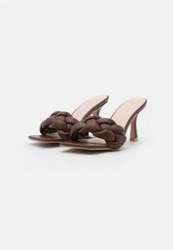 RAID Femme SANDRA Mules à Talons Brown -Pas Cher RAID Boutique 4507724782fb499093a9767c2c3cdfaf