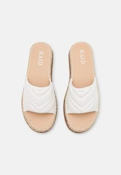RAID DAZE Mules White Femme -Pas Cher RAID Boutique 4b8479ca55ee463aae495c113d85a7b1