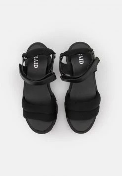 RAID Femme STACK Sandales à Plateforme Black -Pas Cher RAID Boutique 4e059178304c4f1a88f2682ecba52542