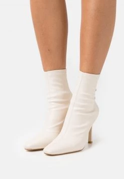 RAID Femme DESSIA Bottines à Talons Hauts Offwhite