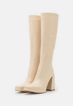 RAID ROSIE Bottes à Talons Hauts Offwhite Femme -Pas Cher RAID Boutique 514943cf894741ab98f9e406aec82c02