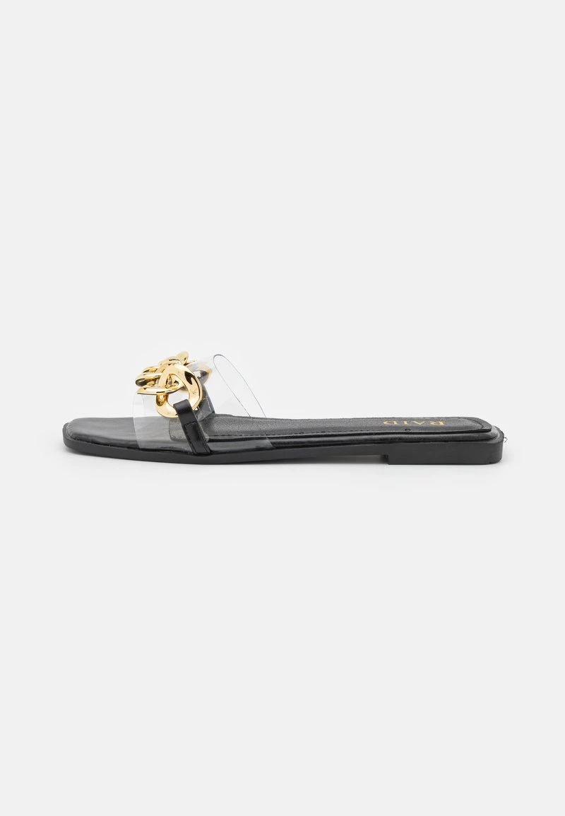 RAID CALGARY Mules Clear/black Femme 4 RAID CALGARY Mules Clear/black Femme – Image 2