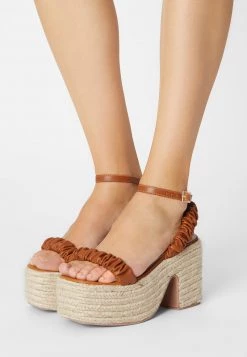 RAID REMINGTON Sandales à Plateforme Brown Femme