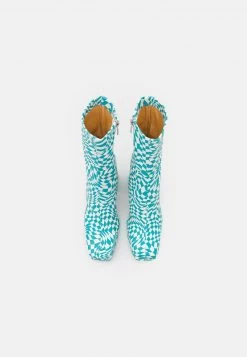 RAID Femme SILONNA Bottines à Talons Hauts Blue -Pas Cher RAID Boutique 529ba6bd61234c1893e1c614d77956da