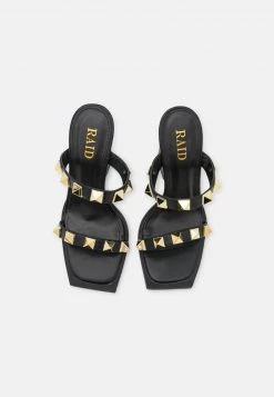 RAID Femme WINSLET Mules à Talons Black -Pas Cher RAID Boutique 53faa853af4147f3bf1f6438cef0a097