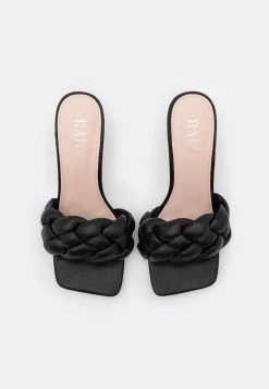 RAID Femme SANDRA Mules à Talons Black -Pas Cher RAID Boutique 620aced925ae47fd9a9b9cc57d73f352