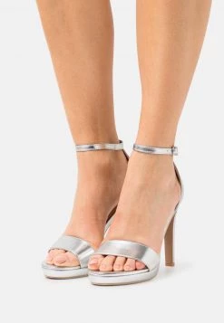 RAID CIMONA Sandales à Talons Hauts Silver Femme