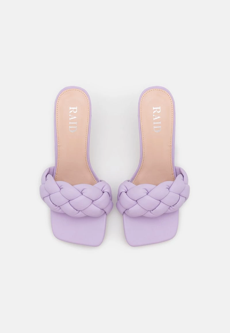 RAID Femme SANDRA Mules à Talons Lilac 8 RAID Femme SANDRA Mules à Talons Lilac – Image 6