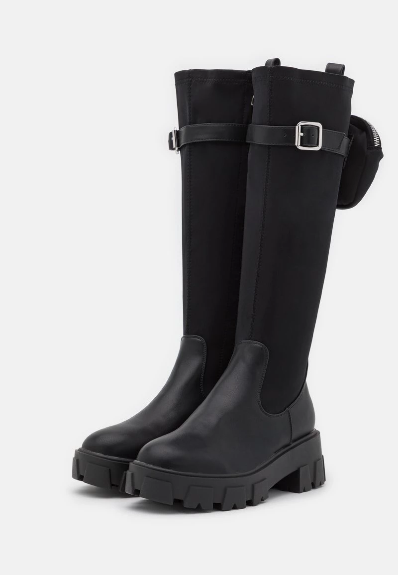 RAID ZYON Bottes à Plateau Black Femme 5 RAID ZYON Bottes à Plateau Black Femme – Image 3