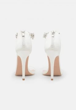 RAID ZENAIDA Sandales à Talons Hauts Clear/ Ivory Femme -Pas Cher RAID Boutique 6c1a2bdb8fa34e8d8e7c617607e396b6