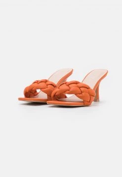RAID Femme SANDRA Mules à Talons Orange -Pas Cher RAID Boutique 739ca6a194414b2a8436ef2ef8141b63