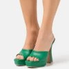 RAID ESTEE Mules à Talons Green Femme 2 RAID ESTEE Mules à Talons Green Femme -Pas Cher RAID Boutique 7636fad247004969bdce19c083068190