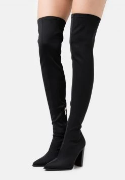 RAID Femme STOOP Bottes à Talons Hauts Black