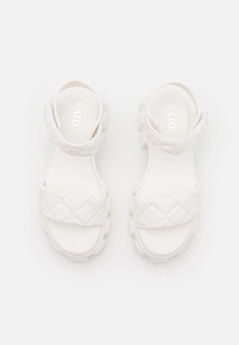 RAID Femme DANICA Sandales à Plateforme White 8 RAID Femme DANICA Sandales à Plateforme White – Image 6